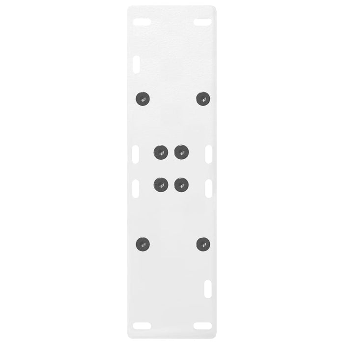 Picioare de masă în formă de A, 2 buc., alb, 60x(72-73) cm, oțel WALTI
