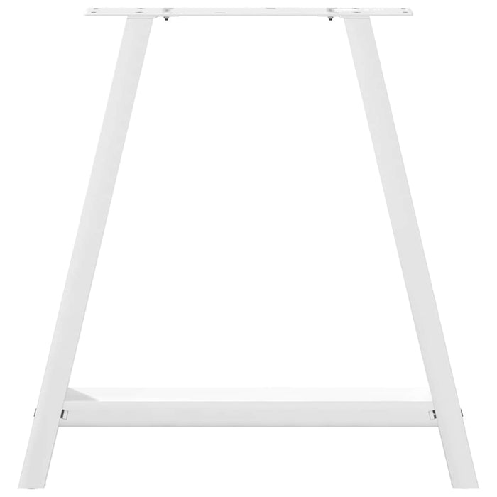 Picioare de masă în formă de A, 2 buc., alb, 70x(72-73) cm, oțel WALTI