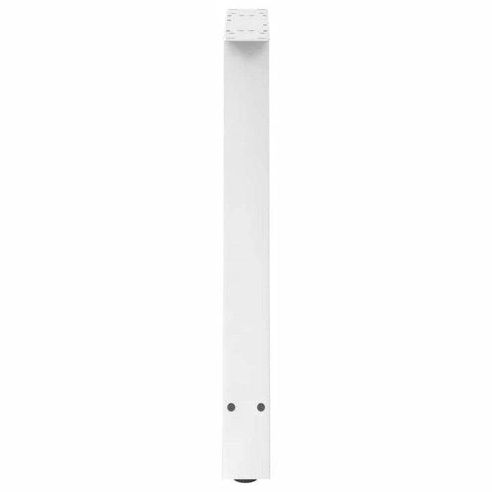 Picioare de masă în formă de A, 2 buc., alb, 70x(72-73) cm, oțel WALTI