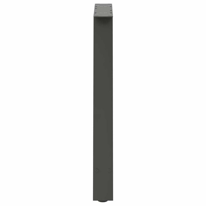 Picioare de masă în formă de A, 2 buc., antracit, 70x(72-73) cm, oțel WALTI
