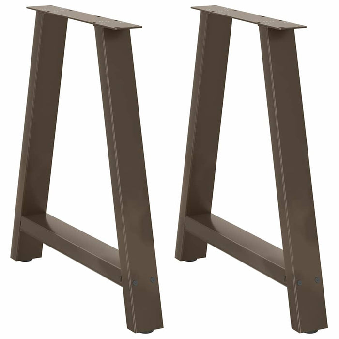 Picioare de masă în formă de A, 2 buc., 70x(72-73) cm, oțel WALTI