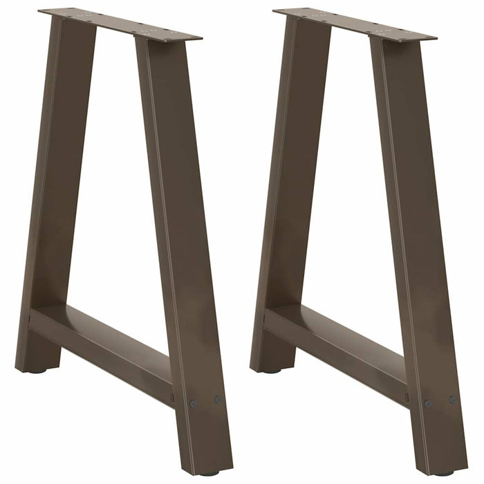Picioare de masă în formă de A, 2 buc., 80x(72-73) cm, oțel WALTI