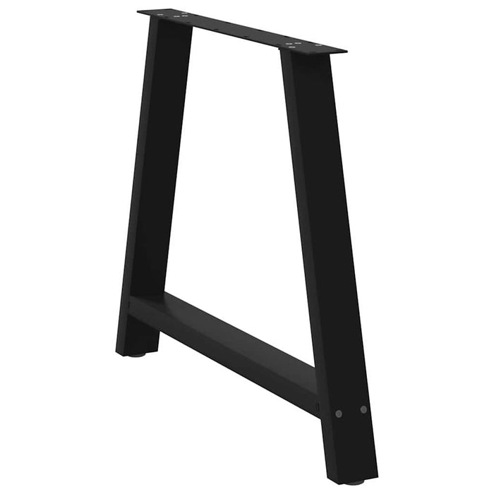 Picioare de masă în formă de A, 2 buc., negru, 100x(72-73) cm, oțel WALTI