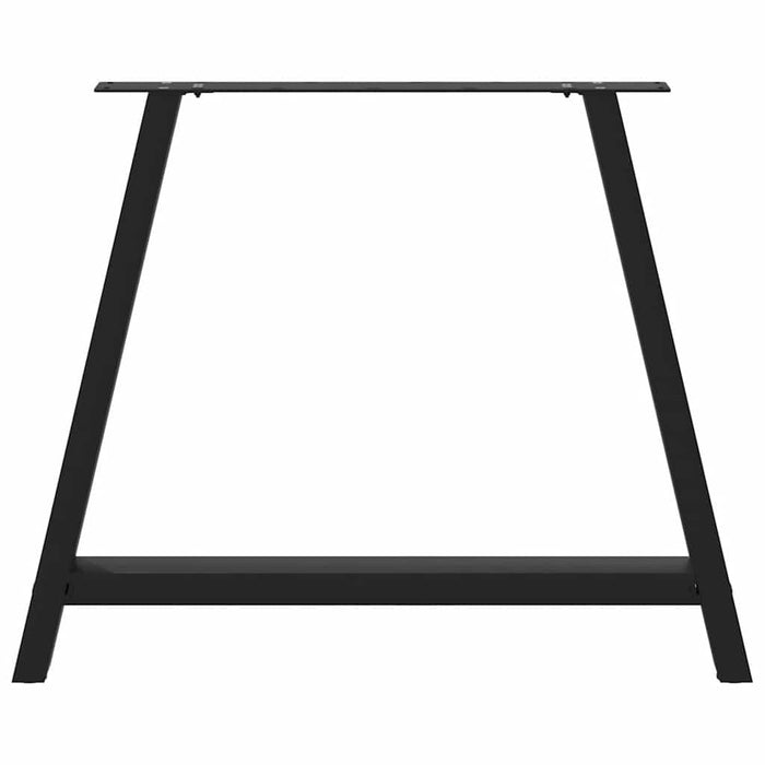 Picioare de masă în formă de A, 2 buc., negru, 100x(72-73) cm, oțel WALTI