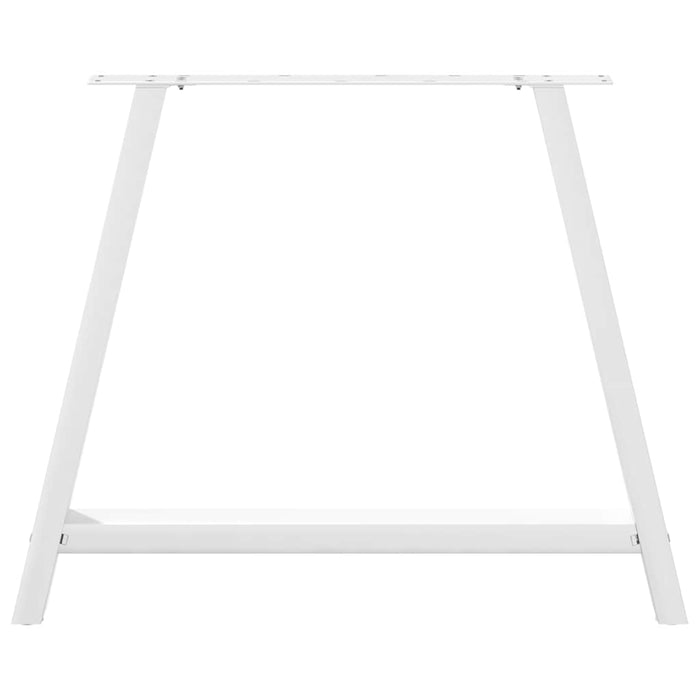 Picioare de masă în formă de A, 2 buc., alb, 100x(72-73) cm, oțel WALTI