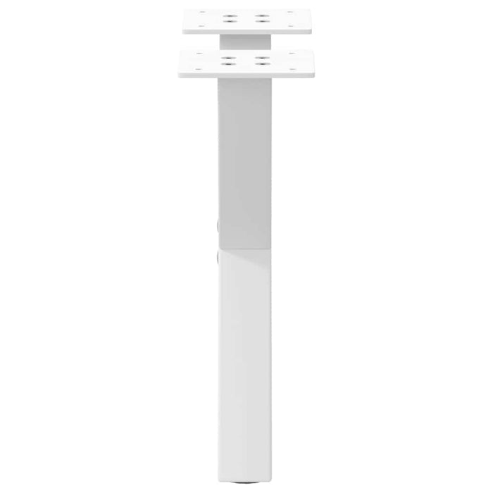 Picioare pentru măsuță de cafea în formă de X, 2 buc., alb, 30x(30-31) cm, oțel WALTI
