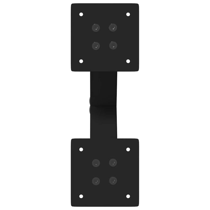 Picioare pentru măsuță de cafea în formă de X, 2 buc., negru, 37x(30-31) cm, oțel WALTI