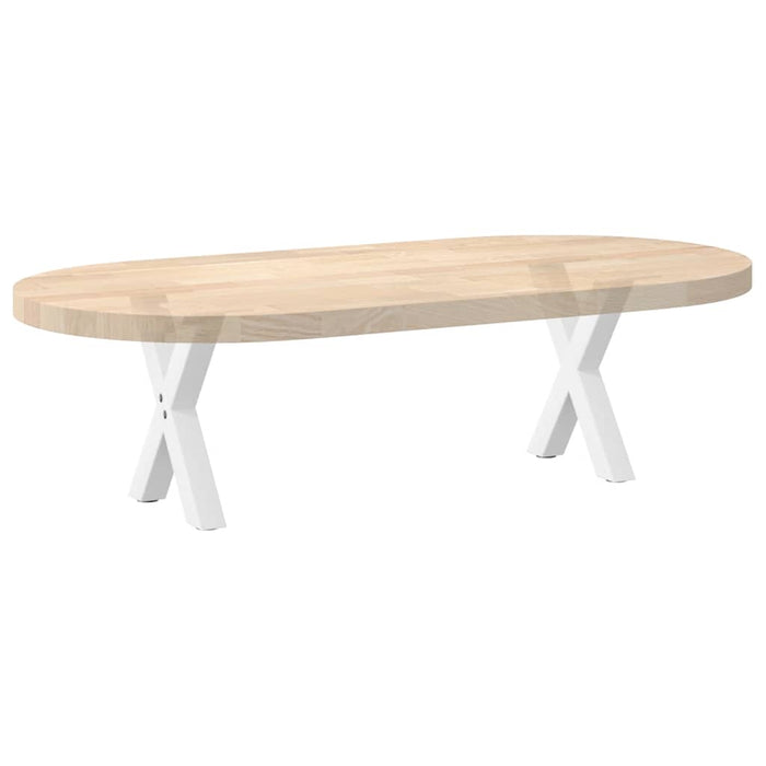 Picioare pentru măsuță de cafea în formă de X, 2 buc., alb, 37x(30-31) cm, oțel WALTI