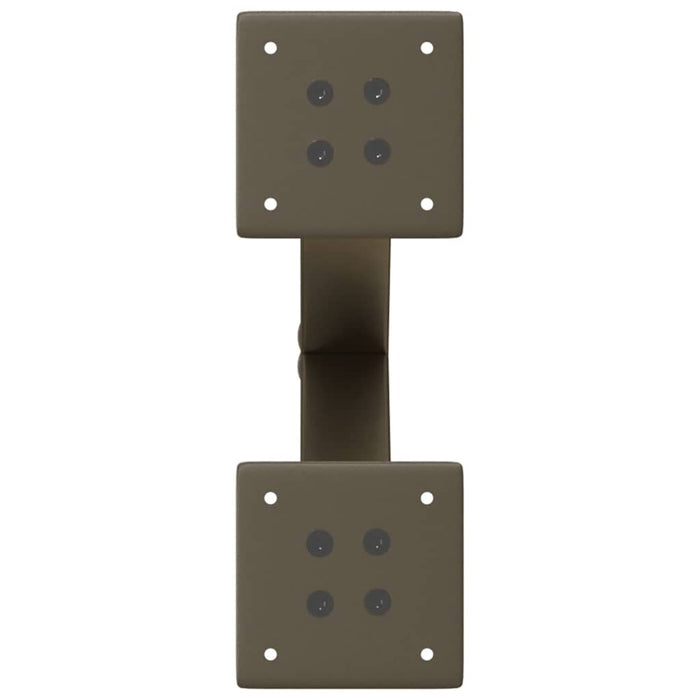 Picioare pentru măsuță de cafea în formă de X, 2 buc., oțel natural, 37x(30-31) cm WALTI