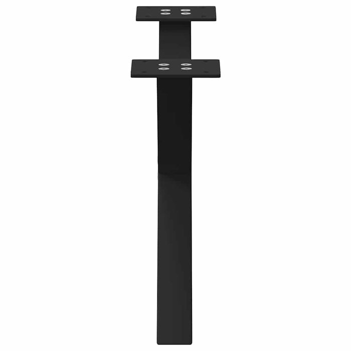 Picioare pentru măsuță de cafea în formă de X, 2 buc., negru, 50x(30-31) cm, oțel WALTI