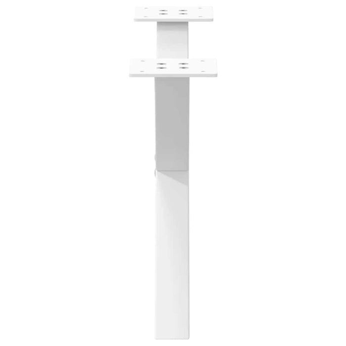 Picioare pentru măsuță de cafea în formă de X, 2 buc., alb, 50x(30-31) cm, oțel WALTI