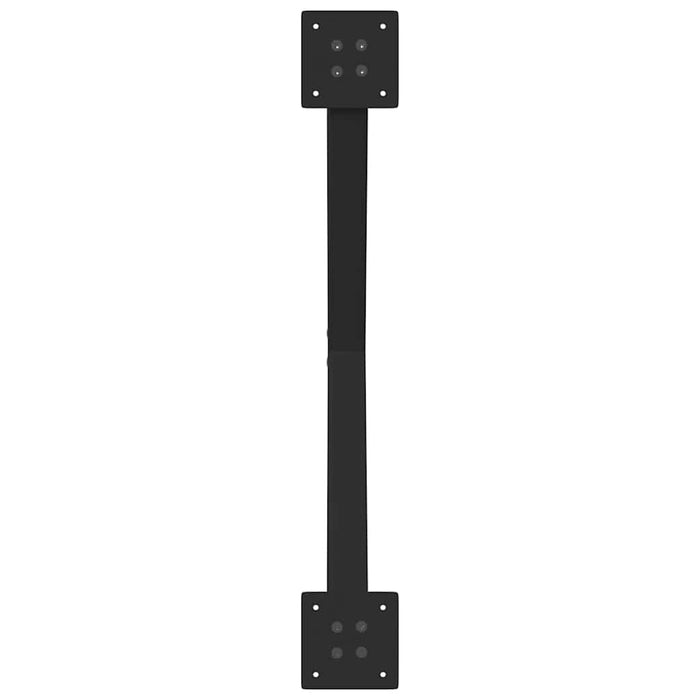 Picioare pentru măsuță de cafea în formă de X, 2 buc., negru, 70x(30-31) cm, oțel WALTI