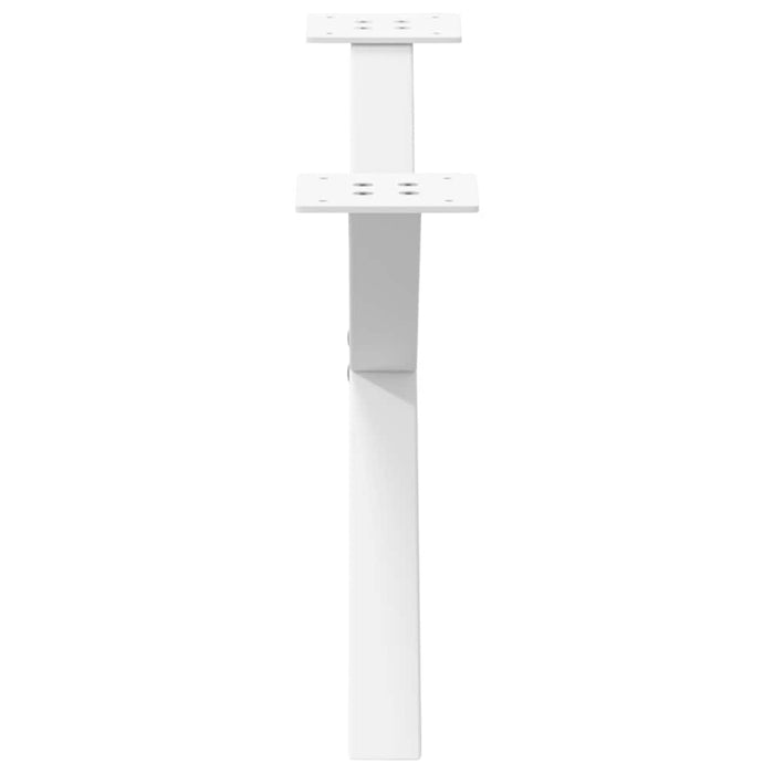 Picioare pentru măsuță de cafea în formă de X, 2 buc., alb, 70x(30-31) cm, oțel WALTI