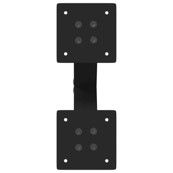 Picioare pentru măsuță de cafea în formă de X, 2 buc., negru, 38x(42-43) cm, oțel WALTI