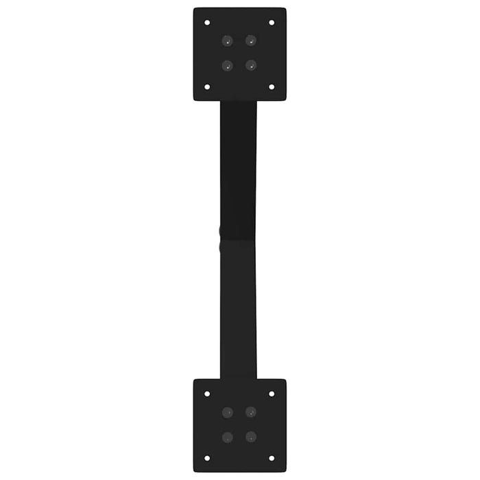 Picioare pentru măsuță de cafea în formă de X, 2 buc., negru, 50x(42-43) cm, oțel WALTI