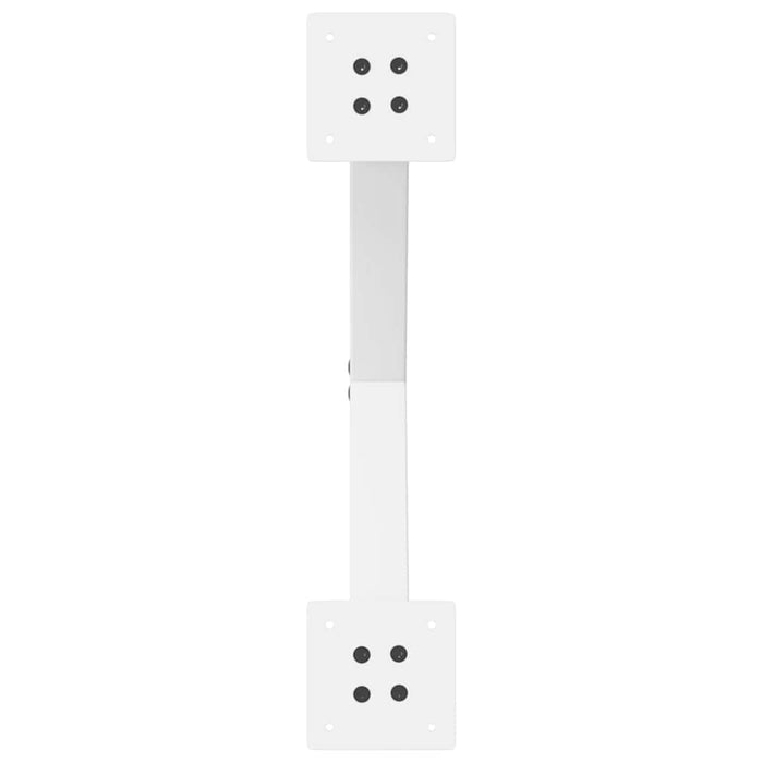 Picioare pentru măsuță de cafea în formă de X, 2 buc., alb, 50x(42-43) cm, oțel WALTI