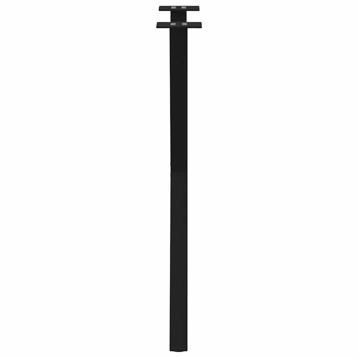 Picioare de masă în formă de X, 2 buc., negru, 50x(72-73) cm, oțel - WALTI WALTI