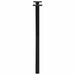 Picioare de masă în formă de X, 2 buc., negru, 50x(72-73) cm, oțel - WALTI WALTI