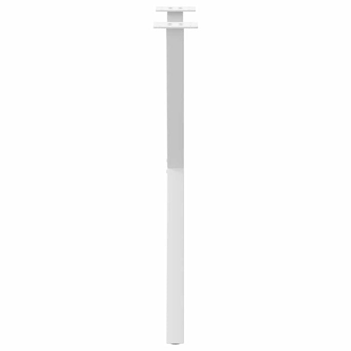 Picioare de masă în formă de X, 2 buc., alb, 50x(72-73) cm, oțel - WALTI WALTI