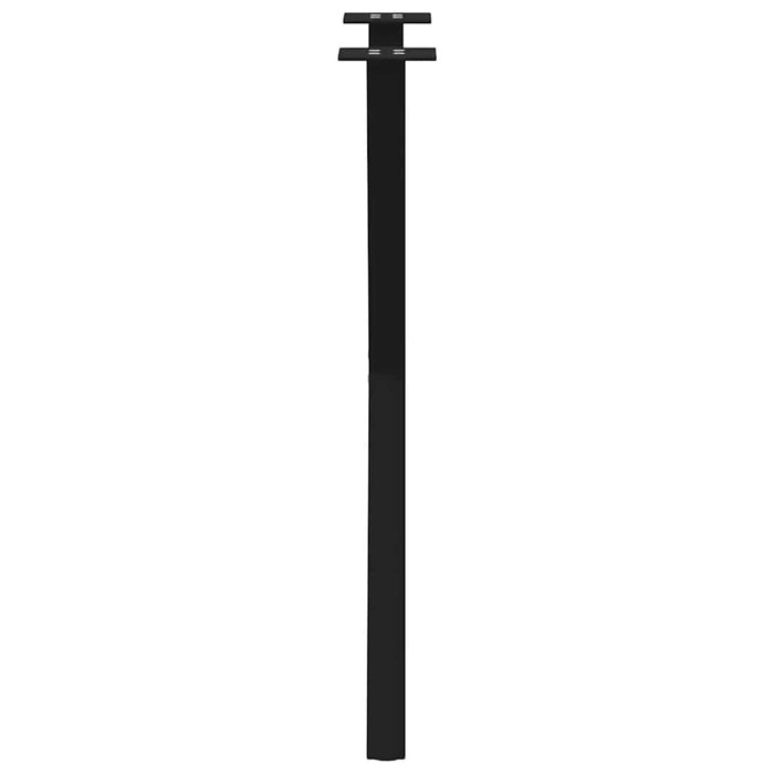 Picioare de masă în formă de X, 2 buc., negru, 57x(72-73) cm, oțel WALTI