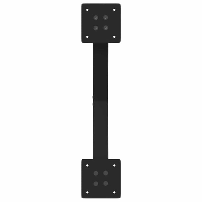 Picioare de masă în formă de X, 2 buc., negru, 57x(72-73) cm, oțel WALTI