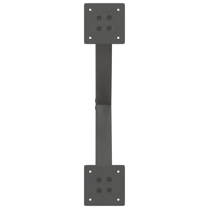 Picioare de masă în formă de X, 2 buc., antracit, 57x(72-73) cm, oțel WALTI