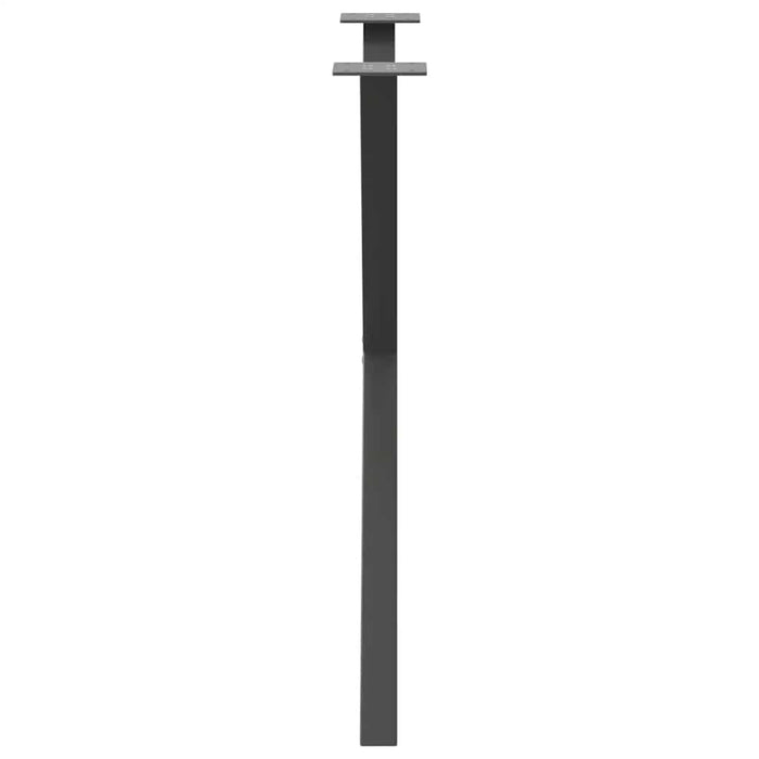 Picioare de masă în formă de X, 2 buc., antracit, 70x(72-73) cm, oțel WALTI