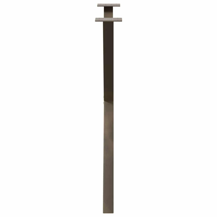 Picioare de masă în formă de X, 2 buc., oțel natural, 70x(72-73) cm WALTI