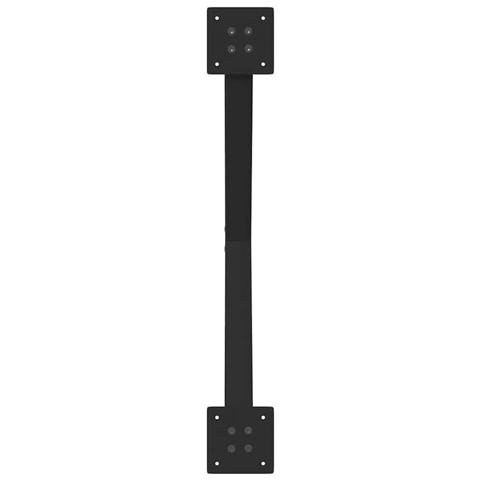 Picioare de masă în formă de X, 2 buc., negru, 80x(72-73) cm, oțel WALTI