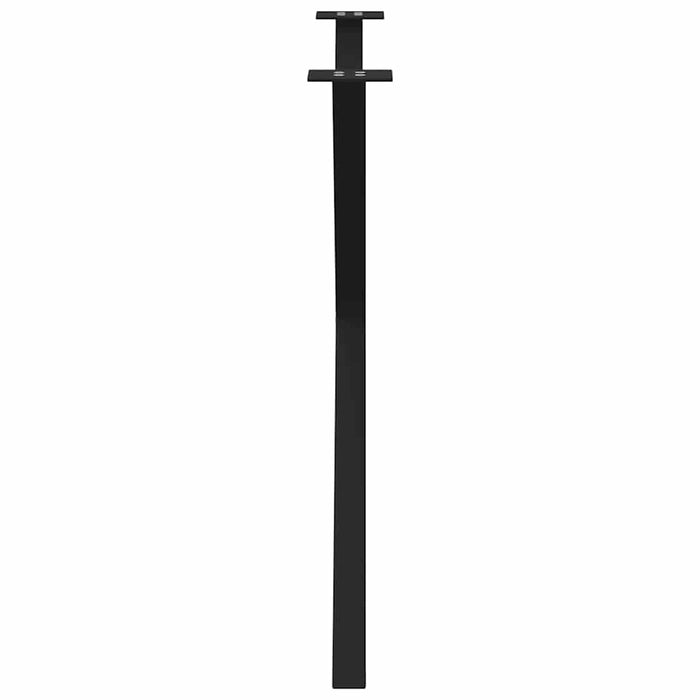 Picioare de masă în formă de X, 2 buc., negru, 90x(72-73) cm, oțel WALTI
