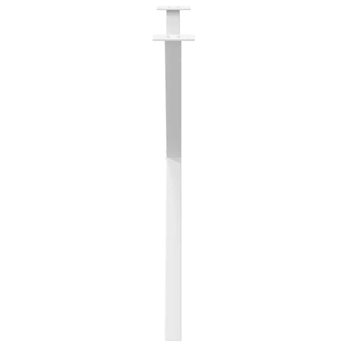 Picioare de masă în formă de X, 2 buc., alb, 90x(72-73) cm, oțel WALTI