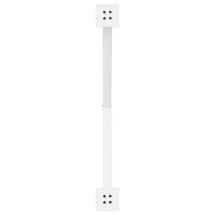 Picioare de masă în formă de X, 2 buc., alb, 90x(72-73) cm, oțel WALTI