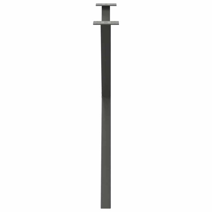 Picioare de masă în formă de X, 2 buc., antracit, 90x(72-73) cm, oțel - WALTI WALTI