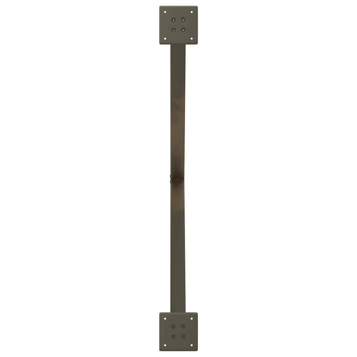 Picioare de masă în formă de X, 2 buc., oțel natural, 90x(72-73) cm WALTI