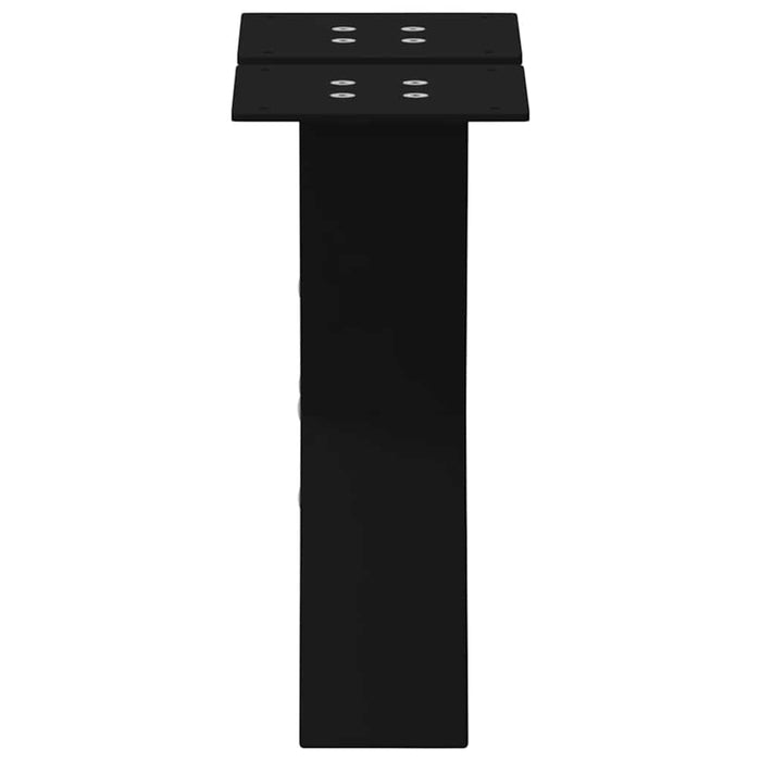 Picioare pentru măsuță de cafea în formă de X, 2 buc., negru, 30x(30-31) cm, oțel WALTI