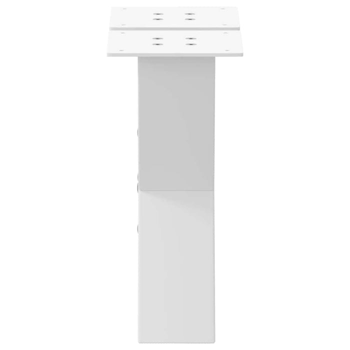 Picioare pentru măsuță de cafea în formă de X, 2 buc., alb, 40x(30-31) cm, oțel WALTI