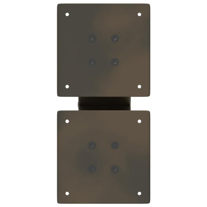 Picioare pentru măsuță de cafea în formă de X, 2 buc., oțel natural, 40x(30-31) cm WALTI