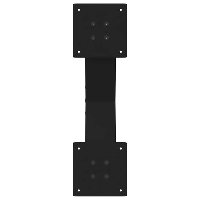 Picioare pentru măsuță de cafea în formă de X, 2 buc., negru, 50x(30-31) cm, oțel WALTI