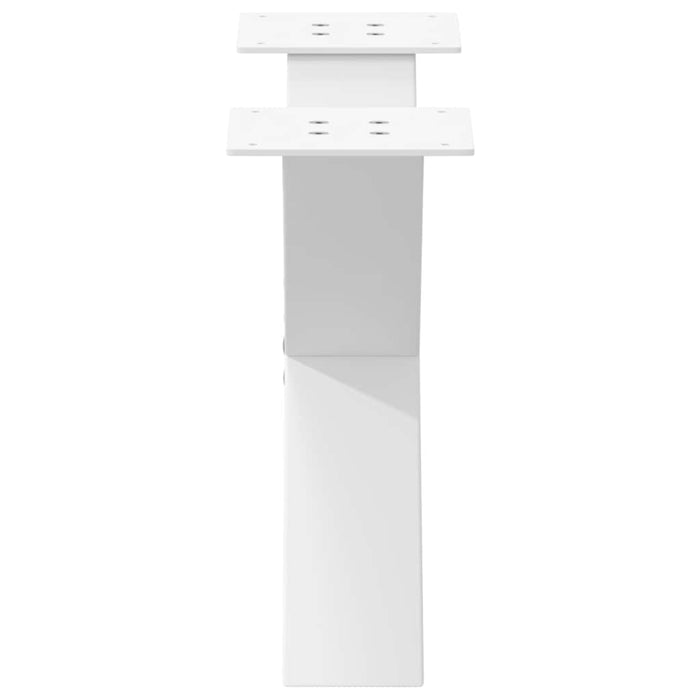 Picioare pentru măsuță de cafea în formă de X, 2 buc., alb, 50x(30-31) cm, oțel WALTI