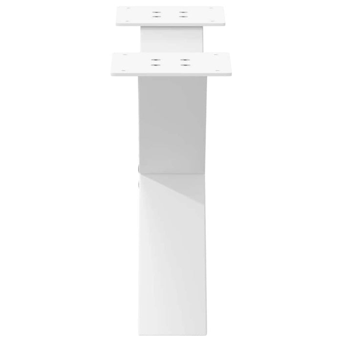 Picioare pentru măsuță de cafea în formă de X, 2 buc., alb, 60x(30-31) cm, oțel WALTI