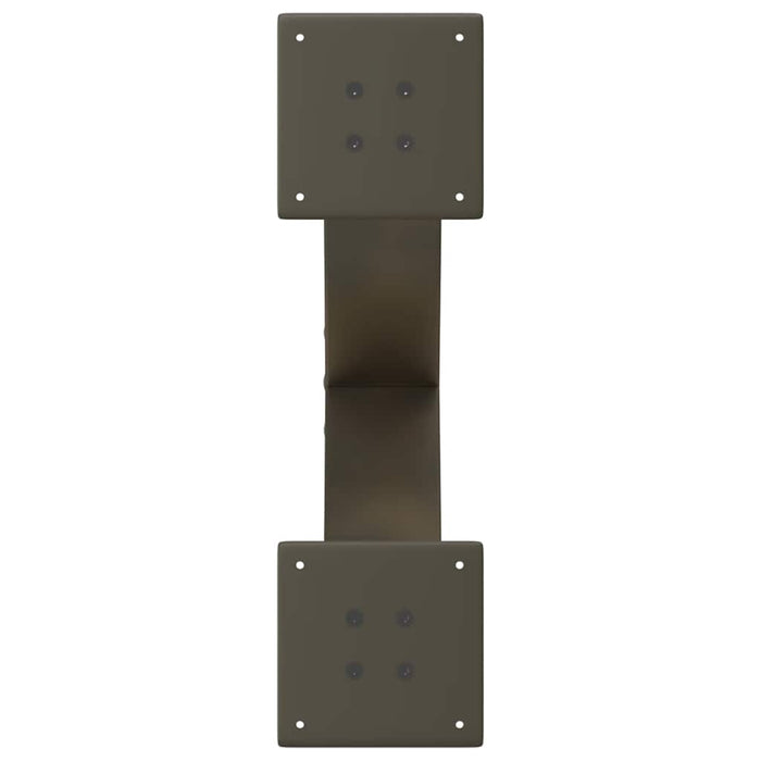 Picioare pentru măsuță de cafea în formă de X, 2 buc., oțel natural, 60 x (30-31) cm WALTI