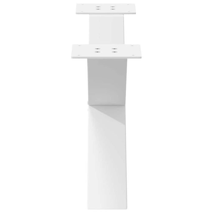 Picioare pentru măsuță de cafea în formă de X, 2 buc., alb, 70x(30-31) cm, oțel WALTI