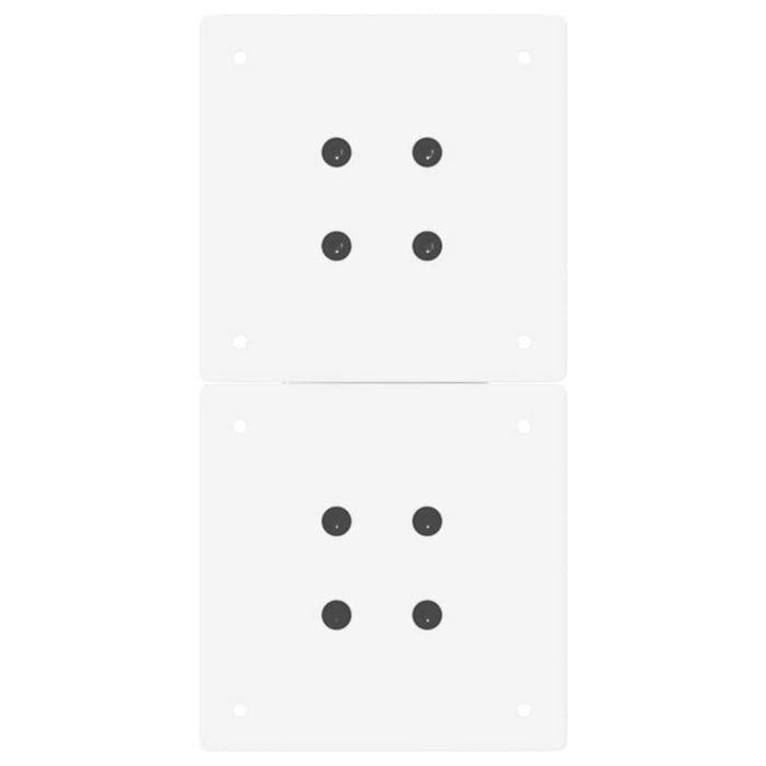 Picioare pentru măsuță de cafea în formă de X, 2 buc., alb, 28x(42-43) cm, oțel WALTI