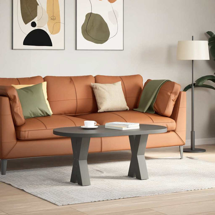 Picioare pentru măsuță de cafea în formă de X, 2 buc., antracit, 28x(42-43) cm, oțel WALTI