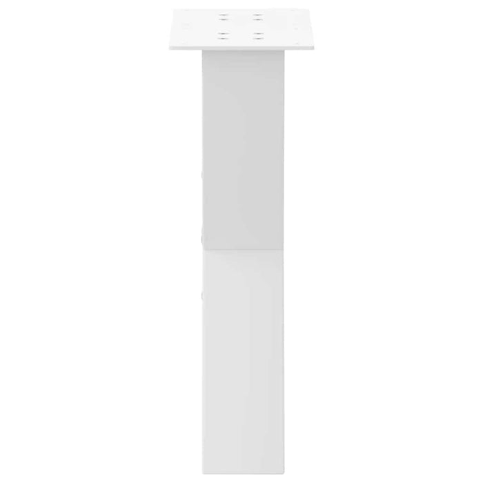 Picioare pentru măsuță de cafea în formă de X, 2 buc., alb, 38x(42-43) cm, oțel WALTI