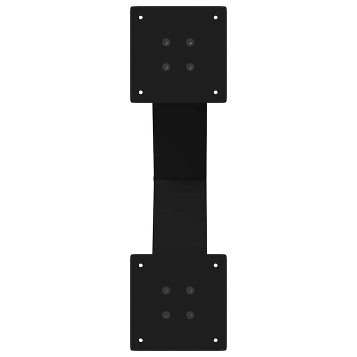 Picioare pentru măsuță de cafea în formă de X, 2 buc., negru, 60x(42-43) cm, oțel WALTI