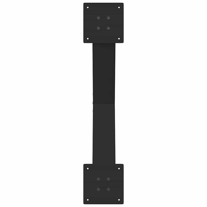 Picioare pentru măsuță de cafea în formă de X, 2 buc., negru, 70x(42-43) cm, oțel WALTI
