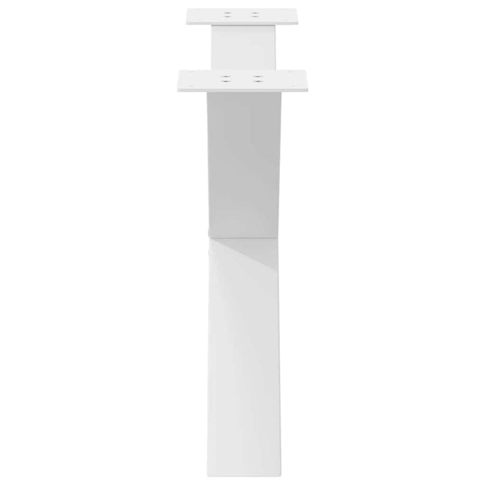 Picioare pentru măsuță de cafea în formă de X, 2 buc., alb, 70x(42-43) cm, oțel WALTI