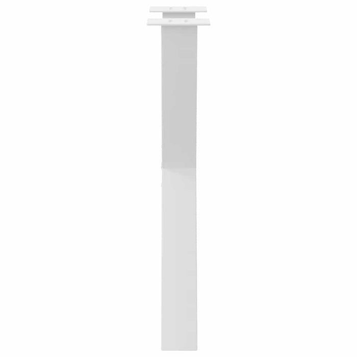 Picioare de masă în formă de X, 2 buc., alb, 50x(72-73) cm, oțel - WALTI WALTI
