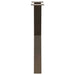 Picioare de masă în formă de X, 2 buc., oțel natural, 50x(72-73) cm - WALTI WALTI